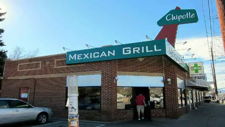 Chipotle Mexican grill menu - cheffist.com