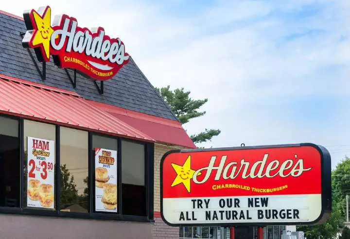 hardee's lunch hours - cheffist