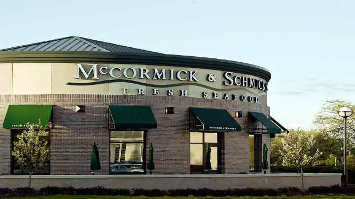 McCormick and Schmicks Menu - Cheffist