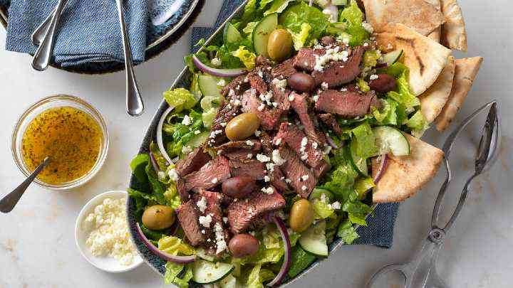 beef roast salad