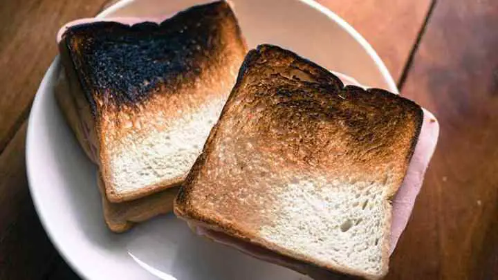 burnt toast for upset stomach