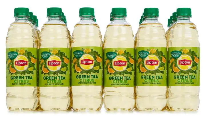 does lipton green tea citrus have caffeine - cheffist