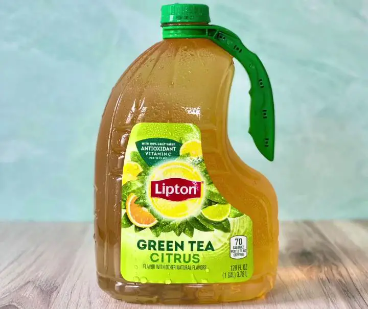 gallon of lipton green tea citrus - cheffist